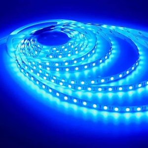 Blue Flexible LED Strip Light Non Waterproof LED Ribbon Light 12Volt 300LEDs 5050