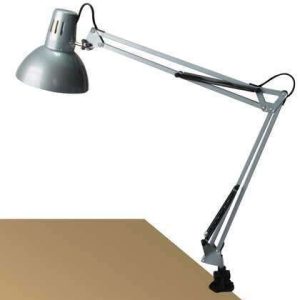 Stona lampa Arno E27 1x MAX 60 srebrna