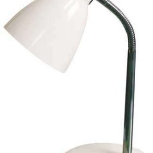 Stona lampa Patric E14 1x MAX 40 bela
