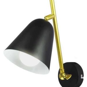 Zidna lampa Alder E14 1x MAX 40 crna