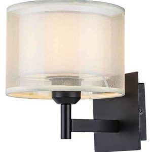 Zidna lampa Aneta E27 1x MAX 40 crna