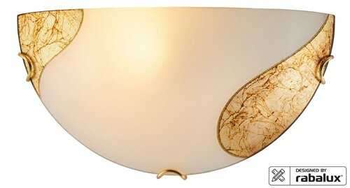 Zidna lampa Art gold E27 1x MAX 60 bela