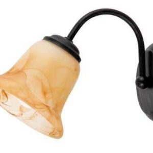 Zidna lampa Colette E14 1x MAX 40 crna