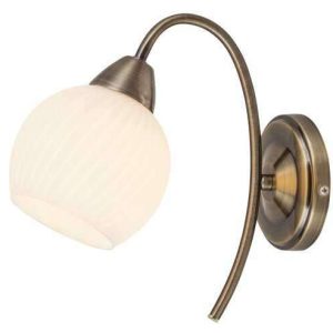 Zidna lampa Evangeline E14 1x MAX 40 antična bronza