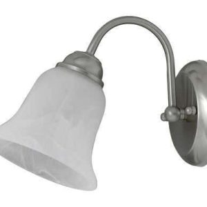 Zidna lampa Francesca E14 1x MAX 40 brušeni hrom