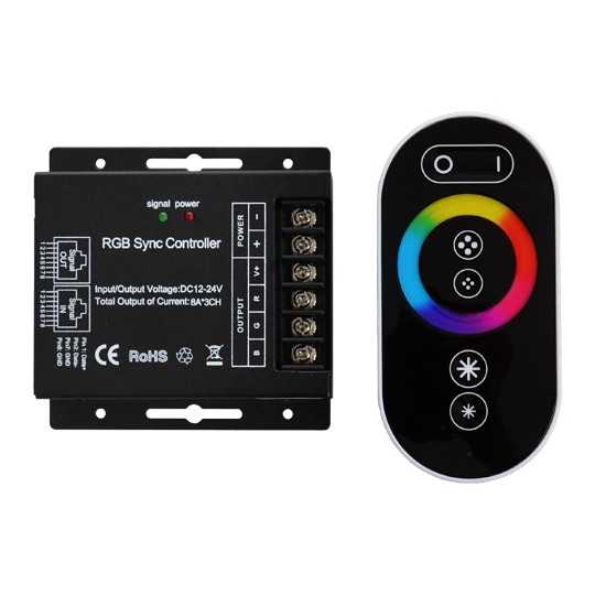 FS-RF4BS kontroler touch RGB sa daljinskim 384W 12V~24V na dodir Mitea Lighting