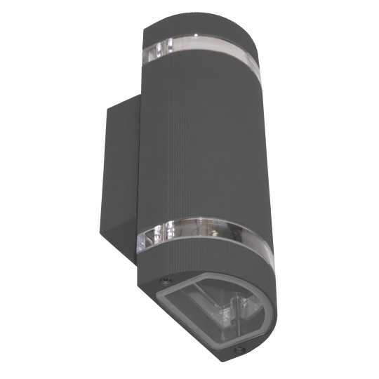 M037 ANTRACIT SIVA 2xGU10 max 35W lampa zidna IP44 Mitea Lighting