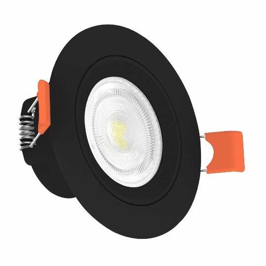 M206177 6W 3000K 38° crna LED ugradna lampa DL3-6W Mitea Lighting