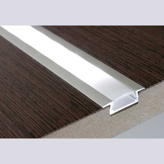 M508 Aluminijumski profil za LED trake ugradno-nadgradni set sa difuzerom 2000x24 7x7mm Mitea Lighting