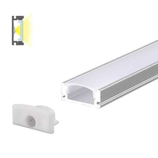 M509 3M Aluminijumski profil za LED trake nadgradni 3000x17 4x7mm set sa difuzerom Mitea Lighting