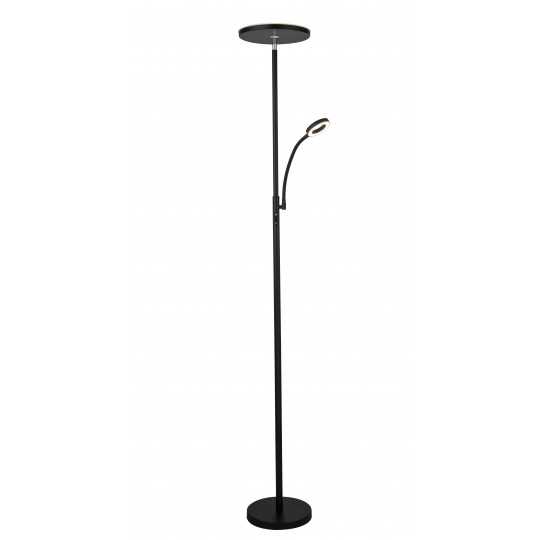 M71-C CRNA LED Podna lampa 27W+7W LED CCT 3000-6000K sa TOUCH dimerom 2200+500lm Mitea Lighting