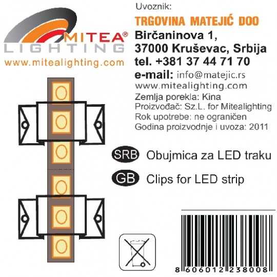 Obujmica za LED traku Mitea Lighting